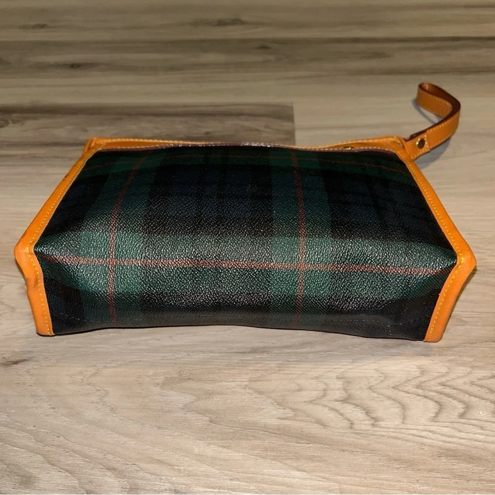 VTG CARLO PALAZZI ROMA Y2K plaid wristlet